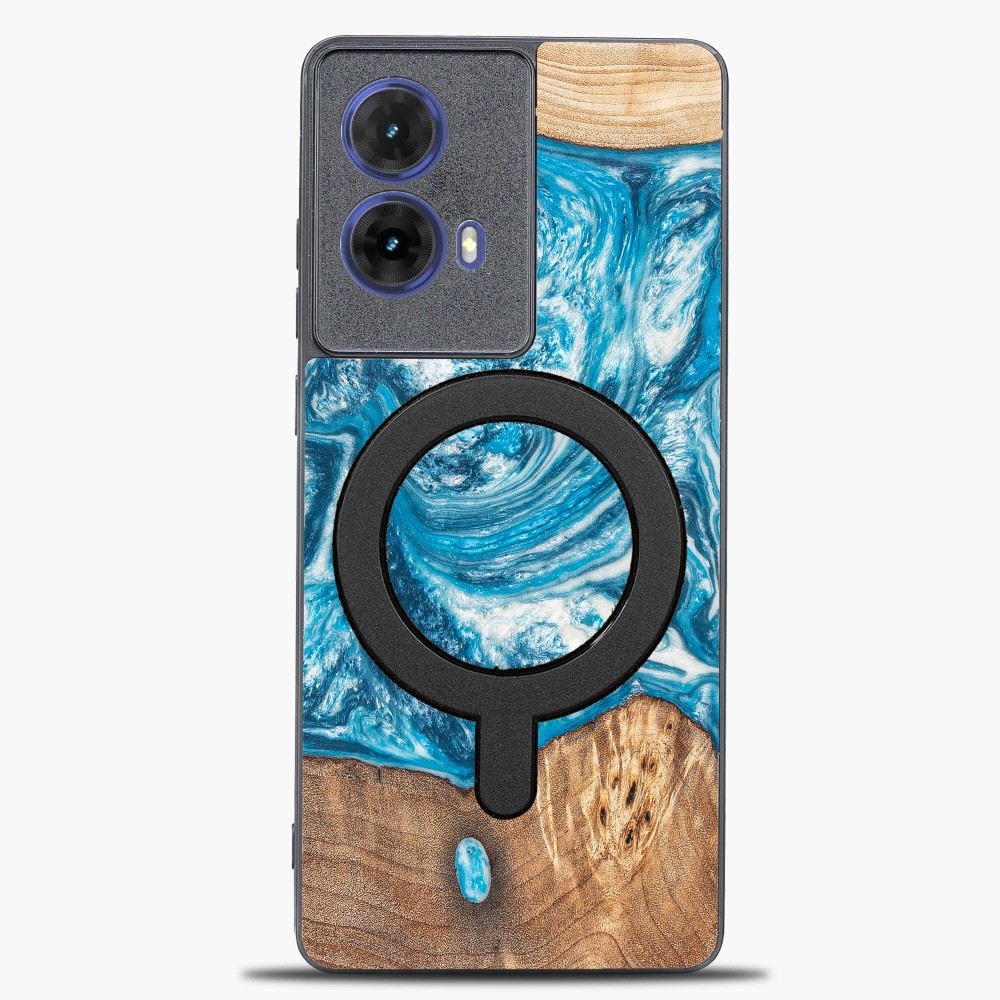 Etui Bewood Unique do Motorola G85 5G - Planets - Uran z MagSafe (1)
