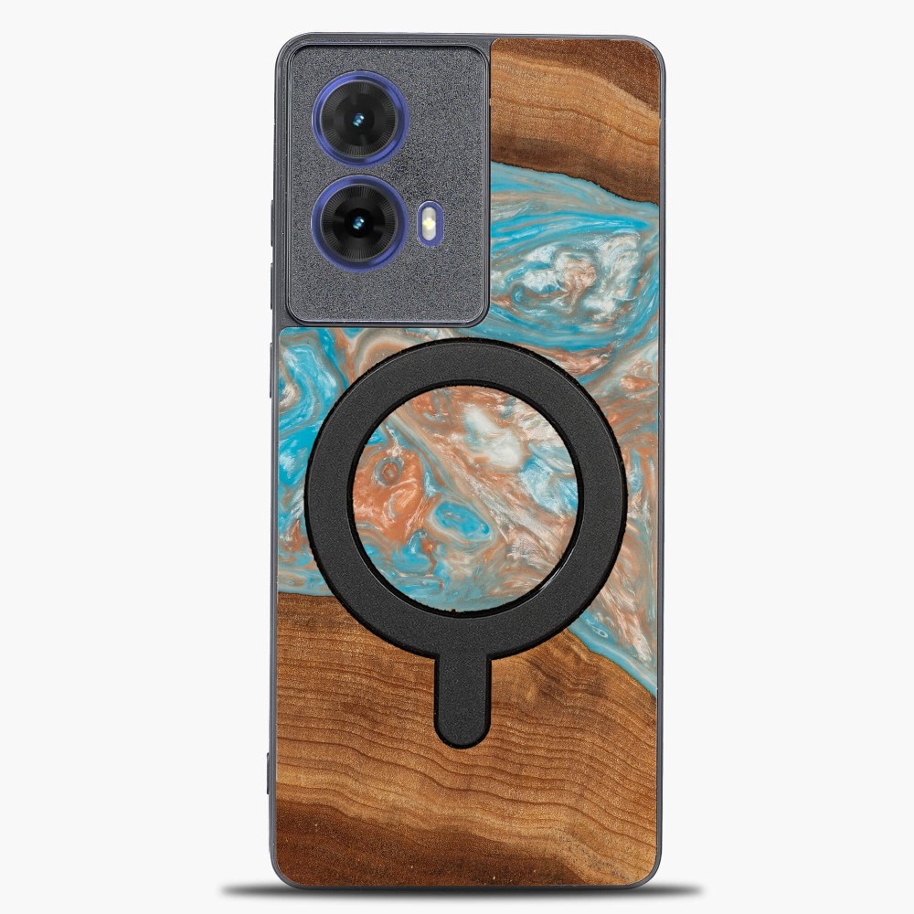 Etui Bewood Unique do Motorola G85 5G - Planets - Saturn z MagSafe (1)