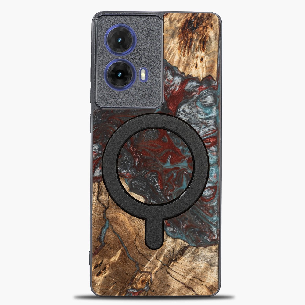 Etui Bewood Unique do Motorola G85 5G - Planets - Pluton z MagSafe (1)
