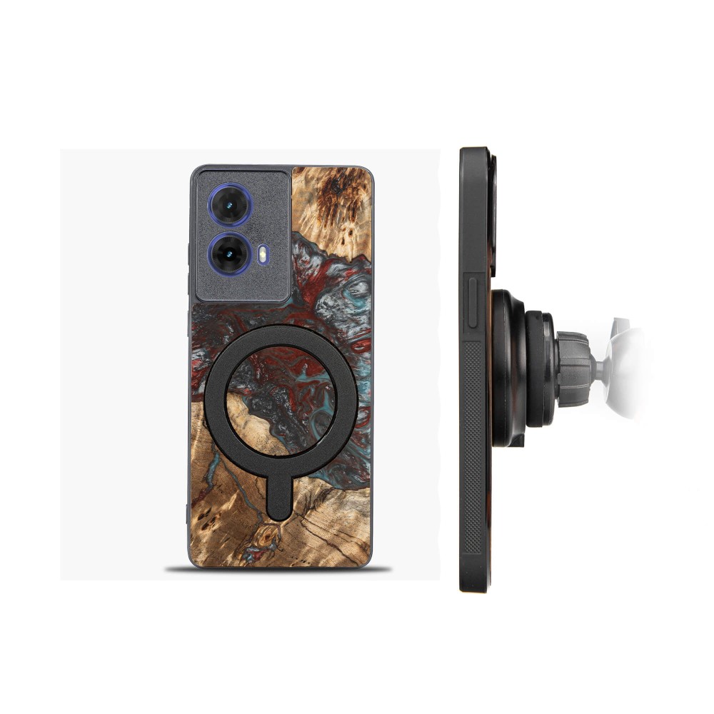 Etui Bewood Unique do Motorola G85 5G - Planets - Pluton z MagSafe (2)