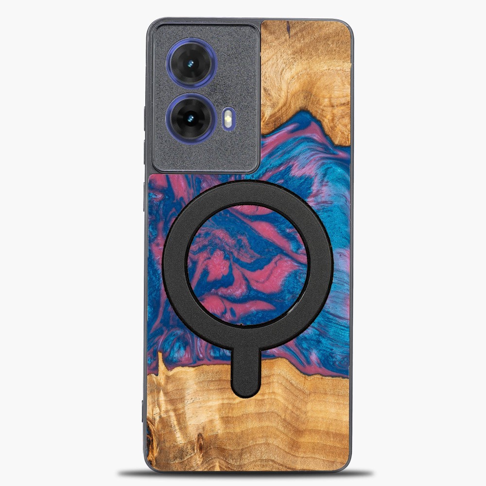 Etui Bewood Unique do Motorola G85 5G - Neons - Vegas z MagSafe (1)