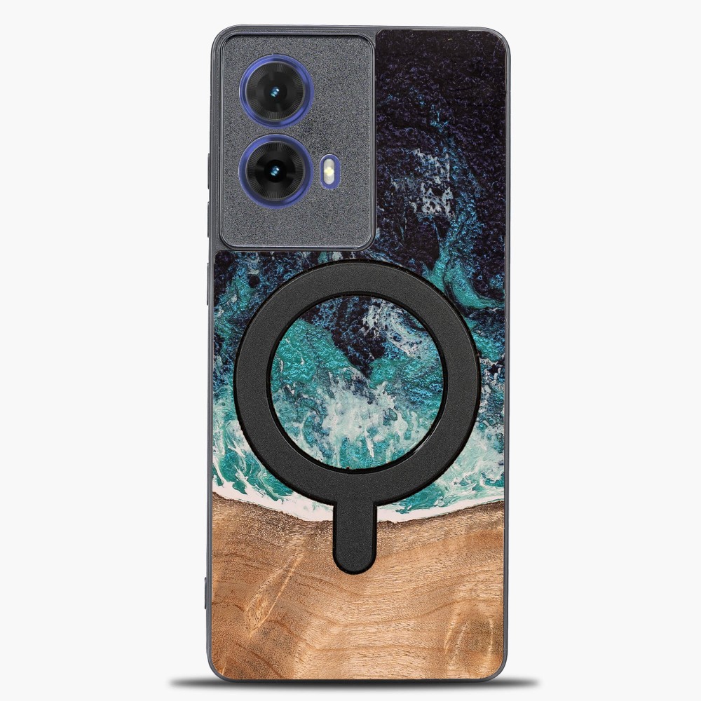 Bewood Resin Case for Motorola G85 5G - Dream  Island with MagSafe (3)