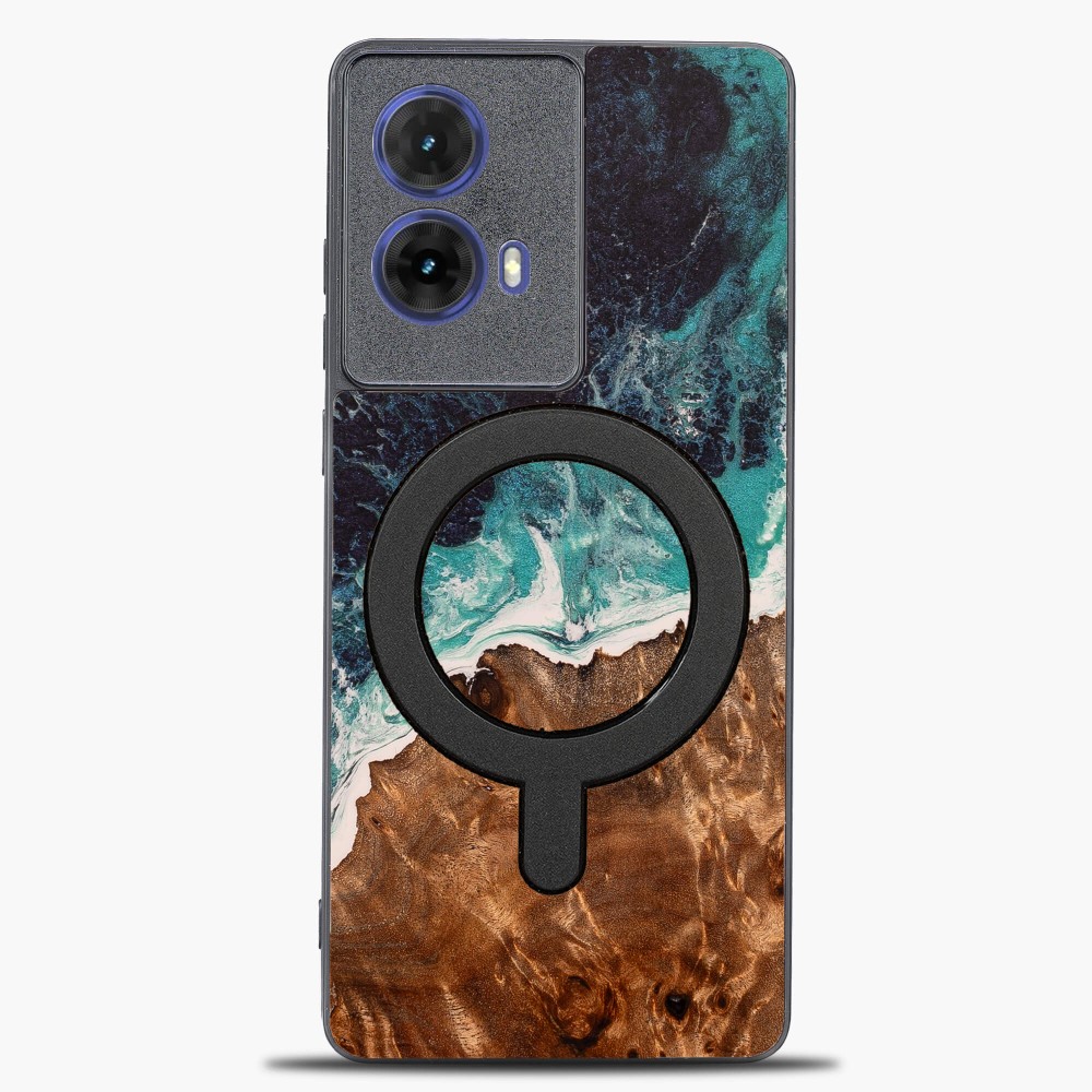 Bewood Resin Case for Motorola G85 5G - Dream  Island with MagSafe (4)