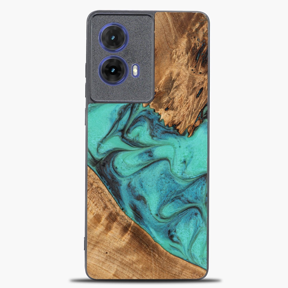 Etui Bewood Unique do Motorola G85 5G - Turquoise (1)