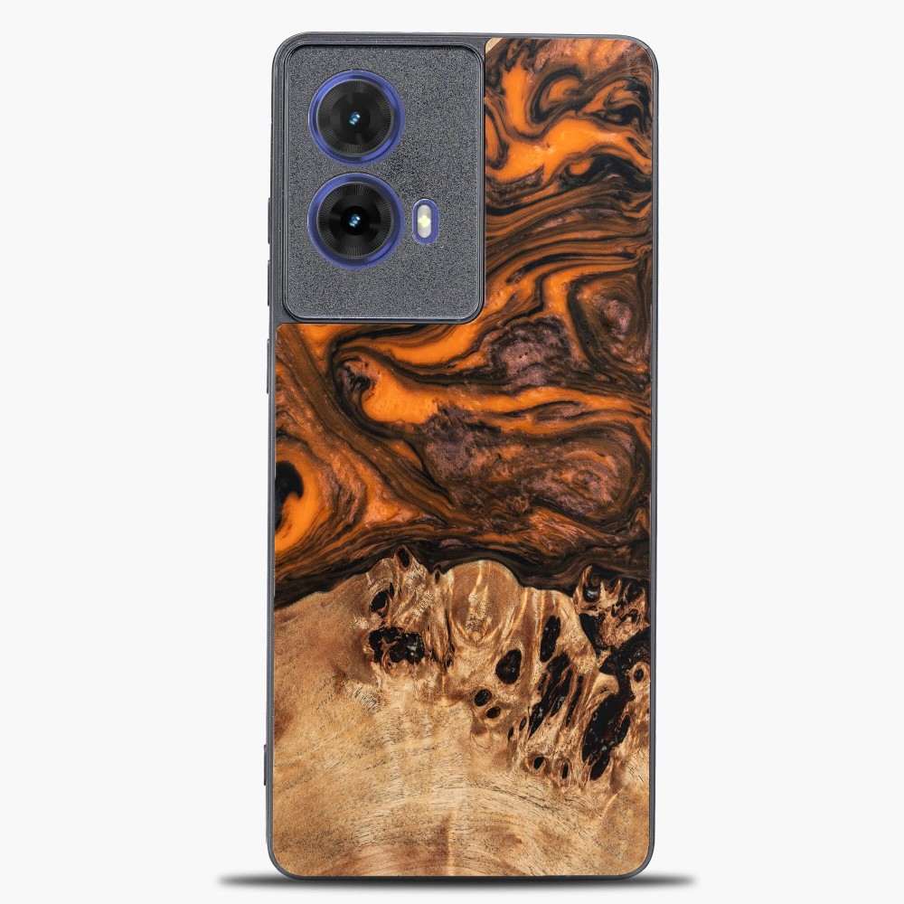 Etui Bewood Unique do Motorola G85 5G - Orange (1)