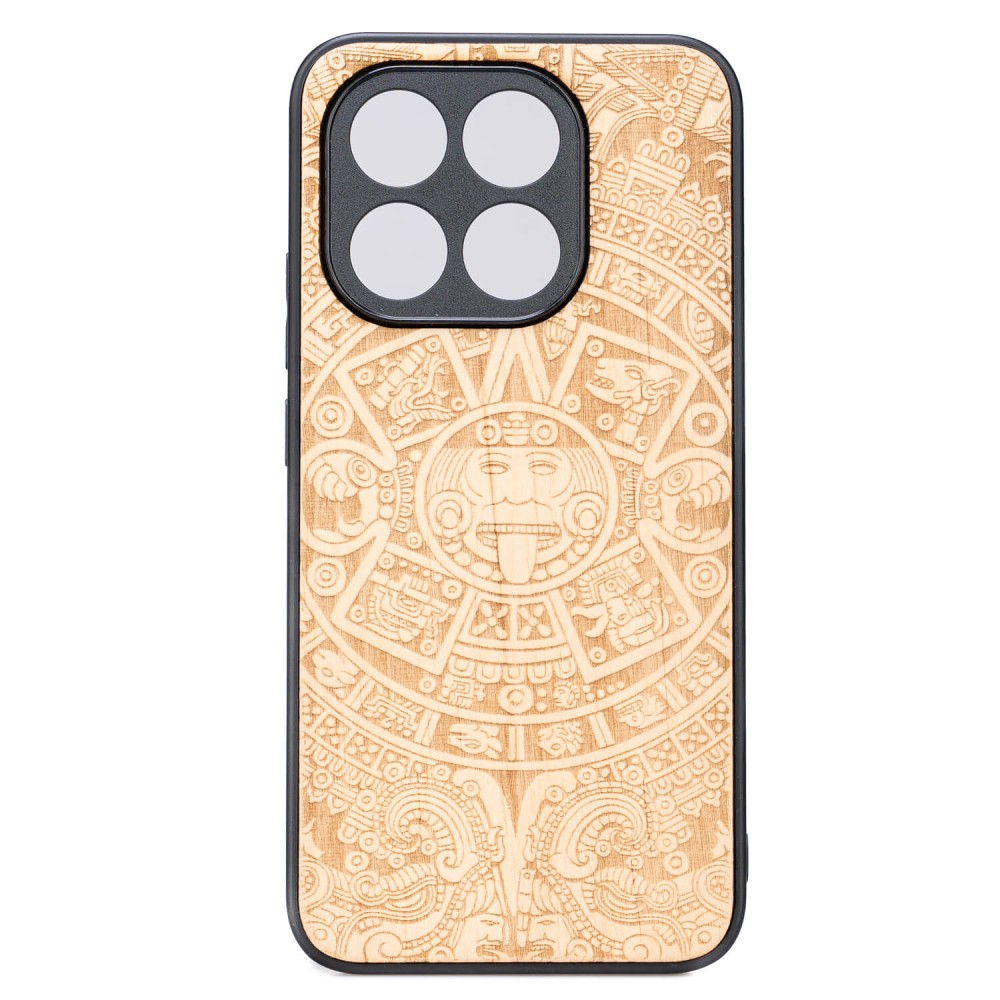 Drewniane Etui Bewood do Xiaomi 15T KALENDARZ AZTECKI ANIEGRE (1)