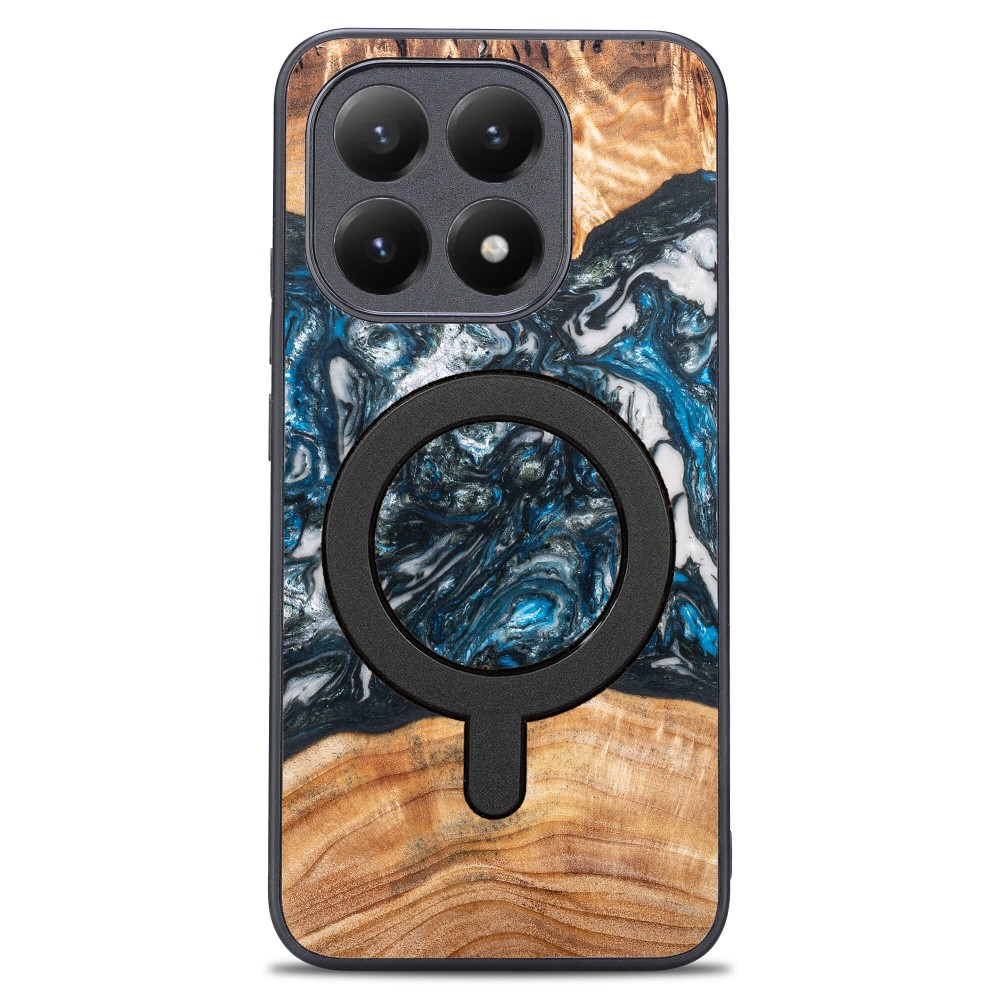 Etui Bewood Unique do Xiaomi 15T - Planets - Ziemia z MagSafe (1)