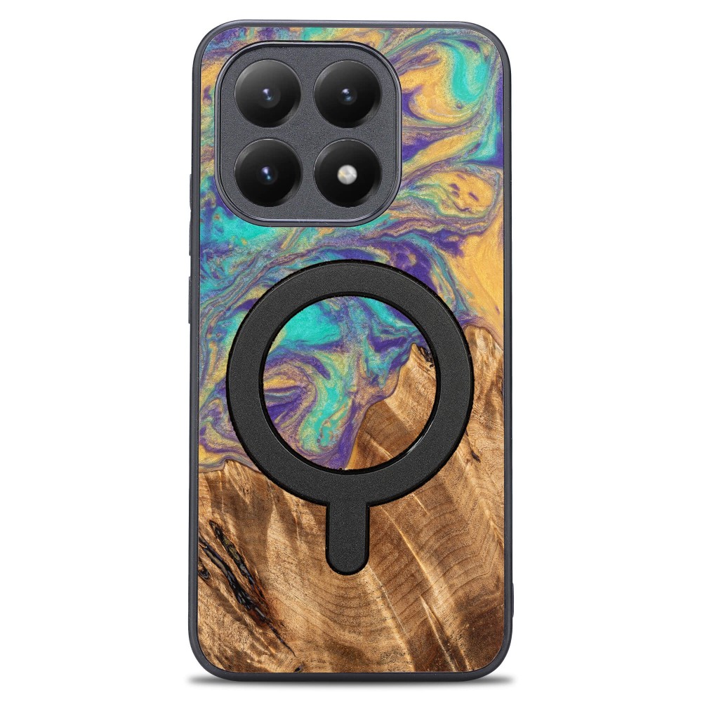 Etui Bewood Unique do Xiaomi 15T - Planets - Merkury z MagSafe (1)