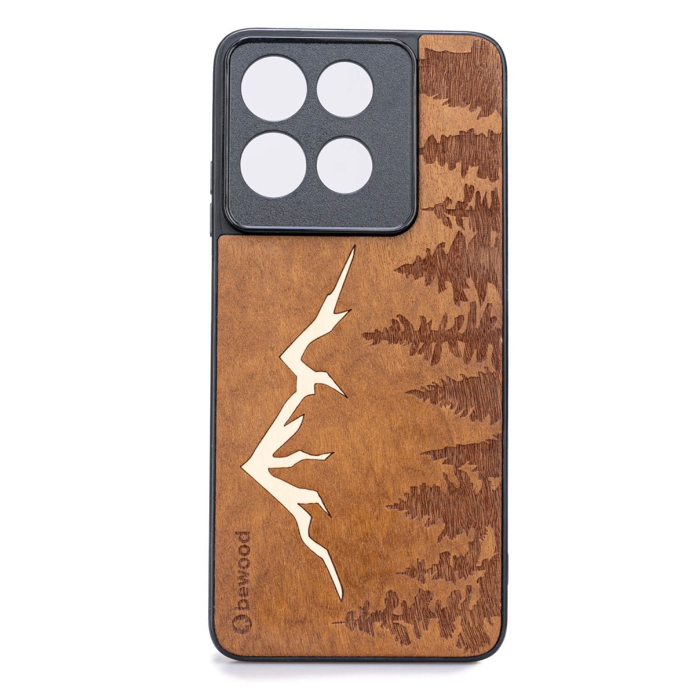 Drewniane Etui Bewood do Motorola G86 5G GÓRY IMBUIA (1)