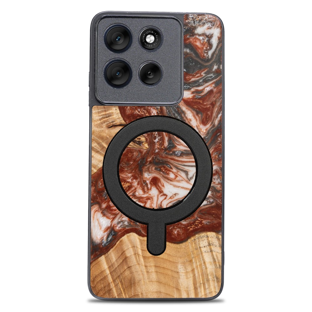 Etui Bewood Unique do Motorola G56 5G - Planets - Wenus z MagSafe (1)