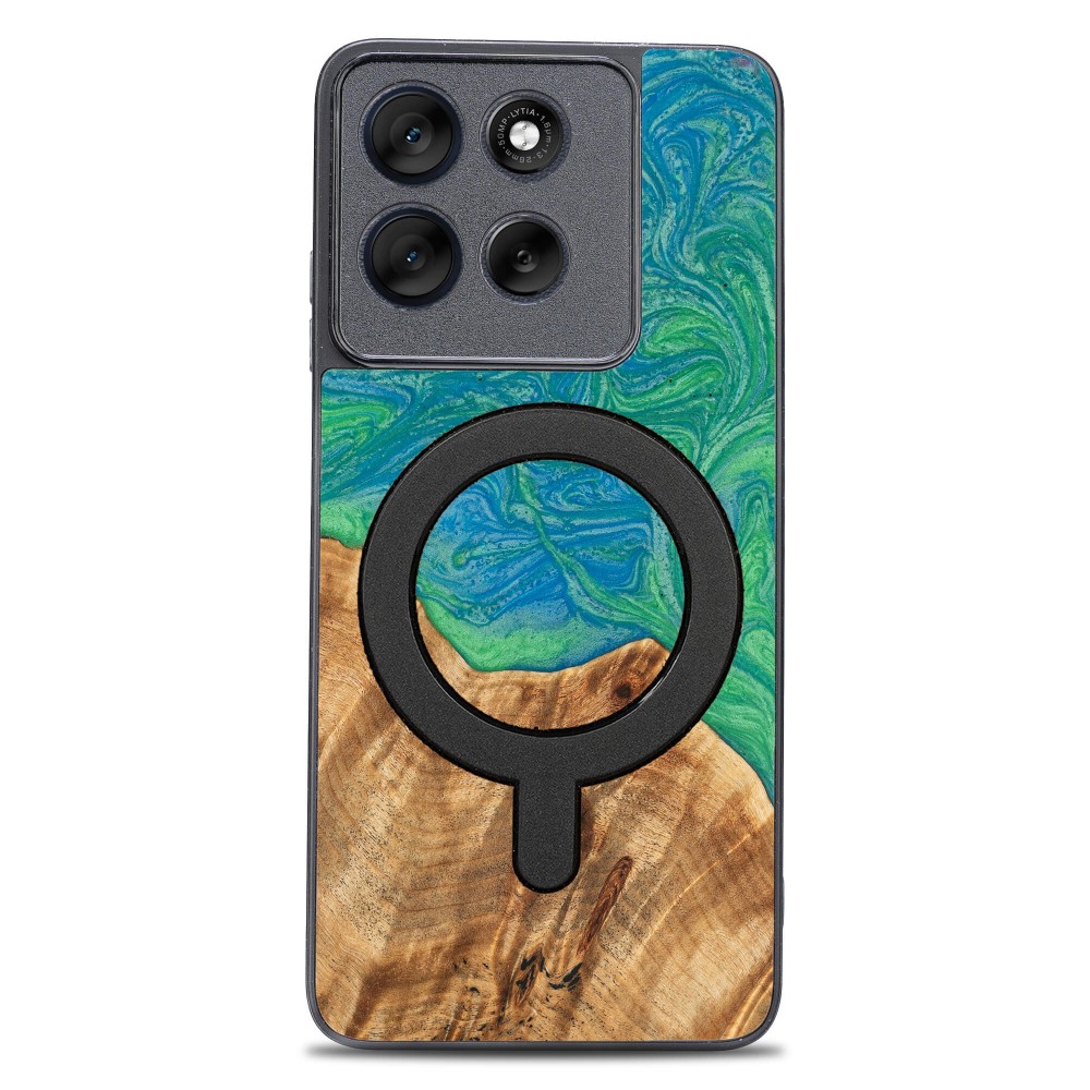 Bewood Resin Case for Motorola G56 5G - Neons - Tokyo with MagSafe (1)