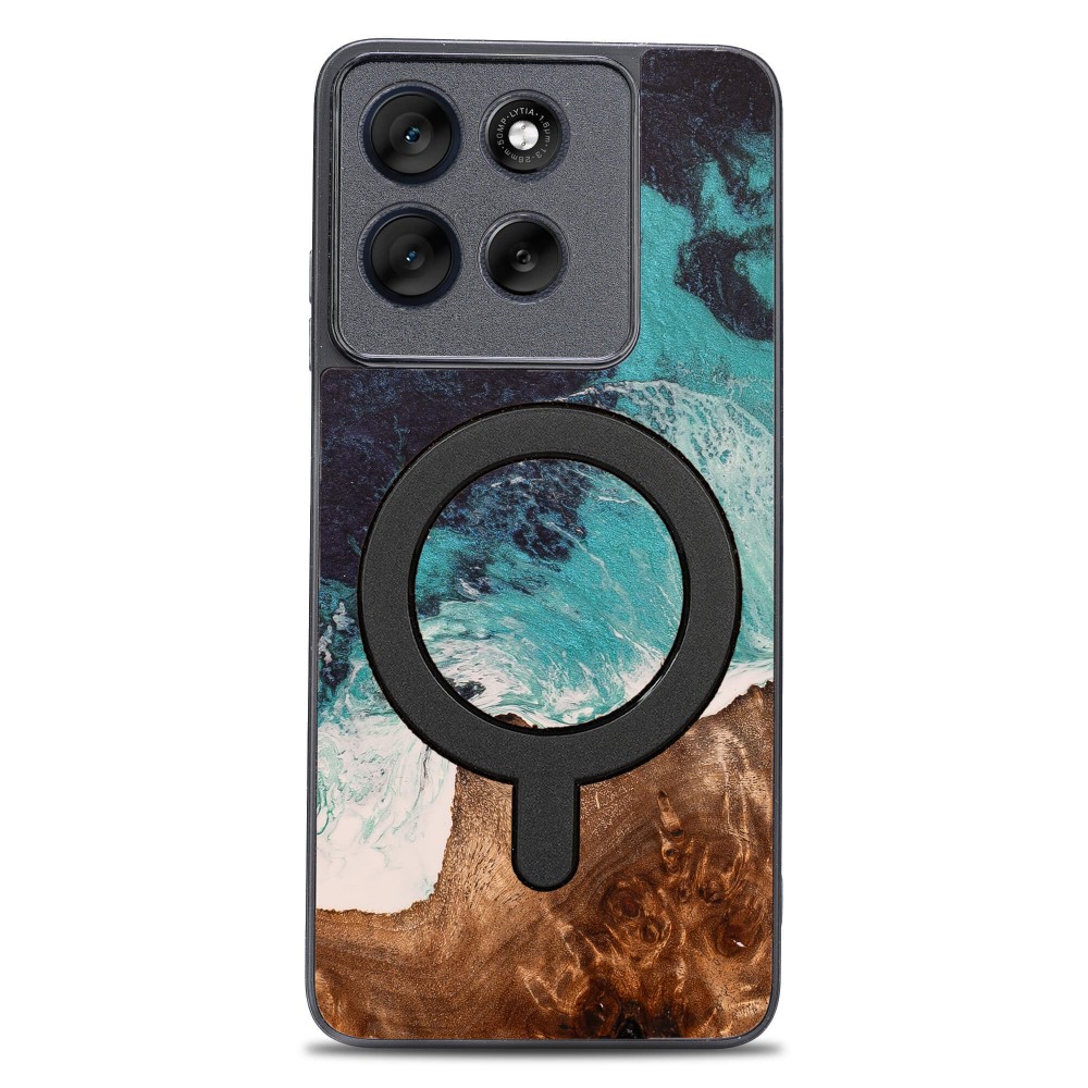 Bewood Resin Case for Motorola G56 5G - Dream  Island with MagSafe (3)