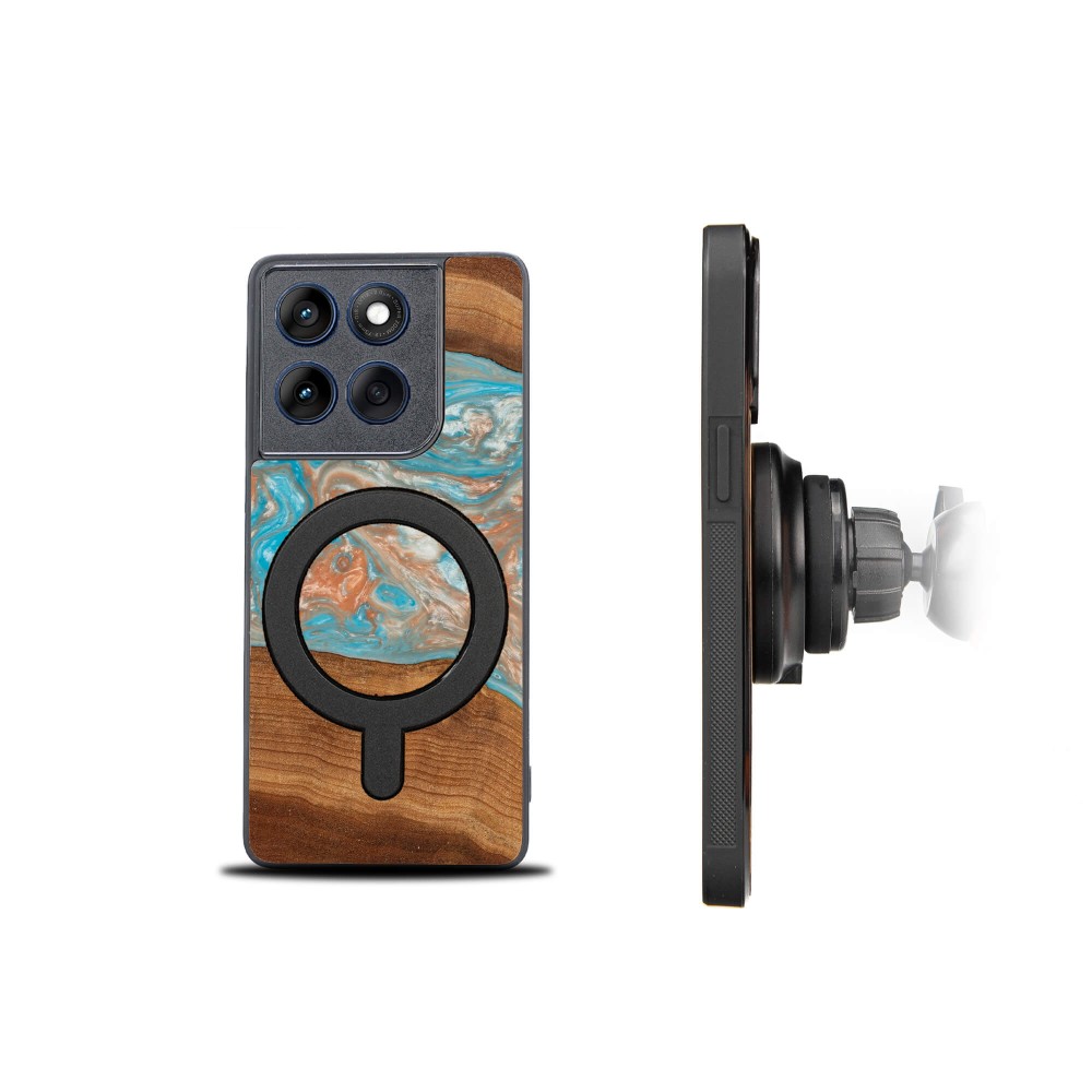Etui Bewood Unique do Motorola Edge 70 - Planets - Saturn z MagSafe (2)
