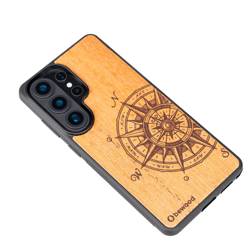 Drewniane Etui Bewood do Samsung Galaxy S26 Ultra TRAVELER MERBAU (3)