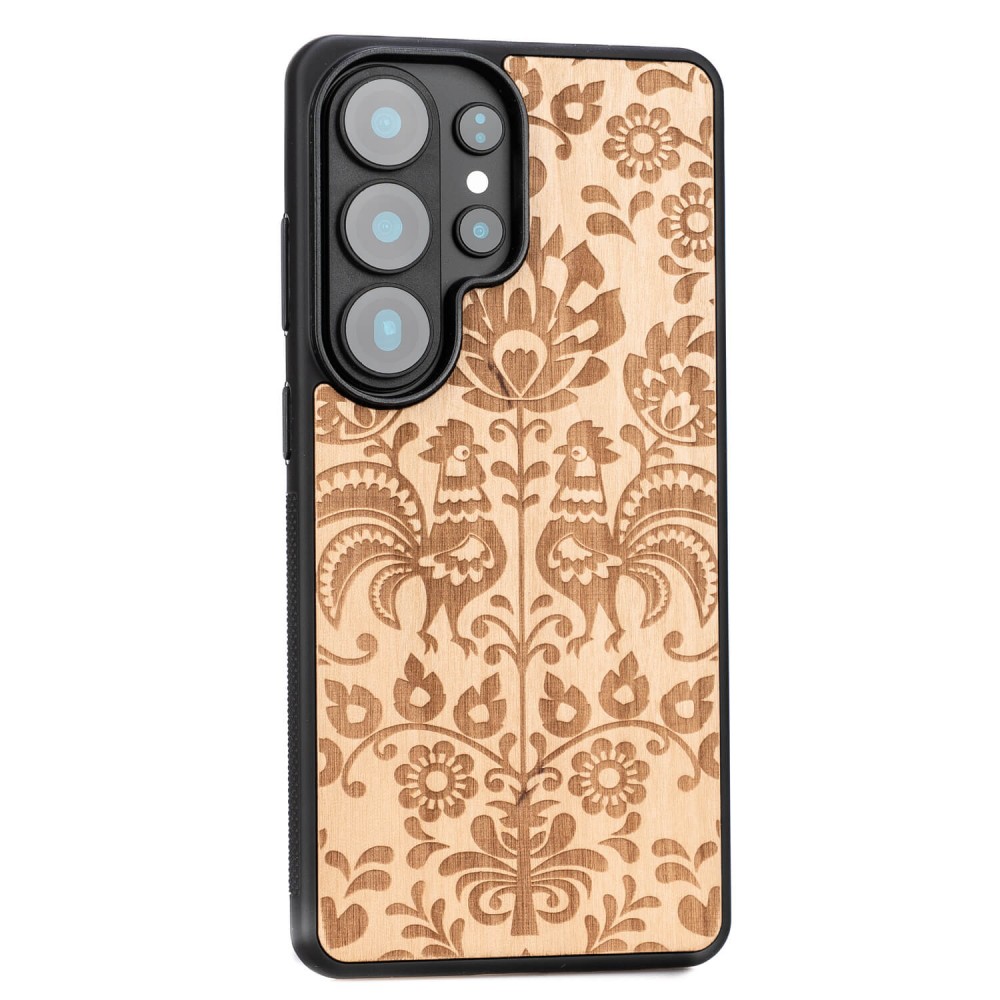 Drewniane Etui Bewood do Samsung Galaxy S26 Ultra POLSKI FOLK ANIEGRE (2)