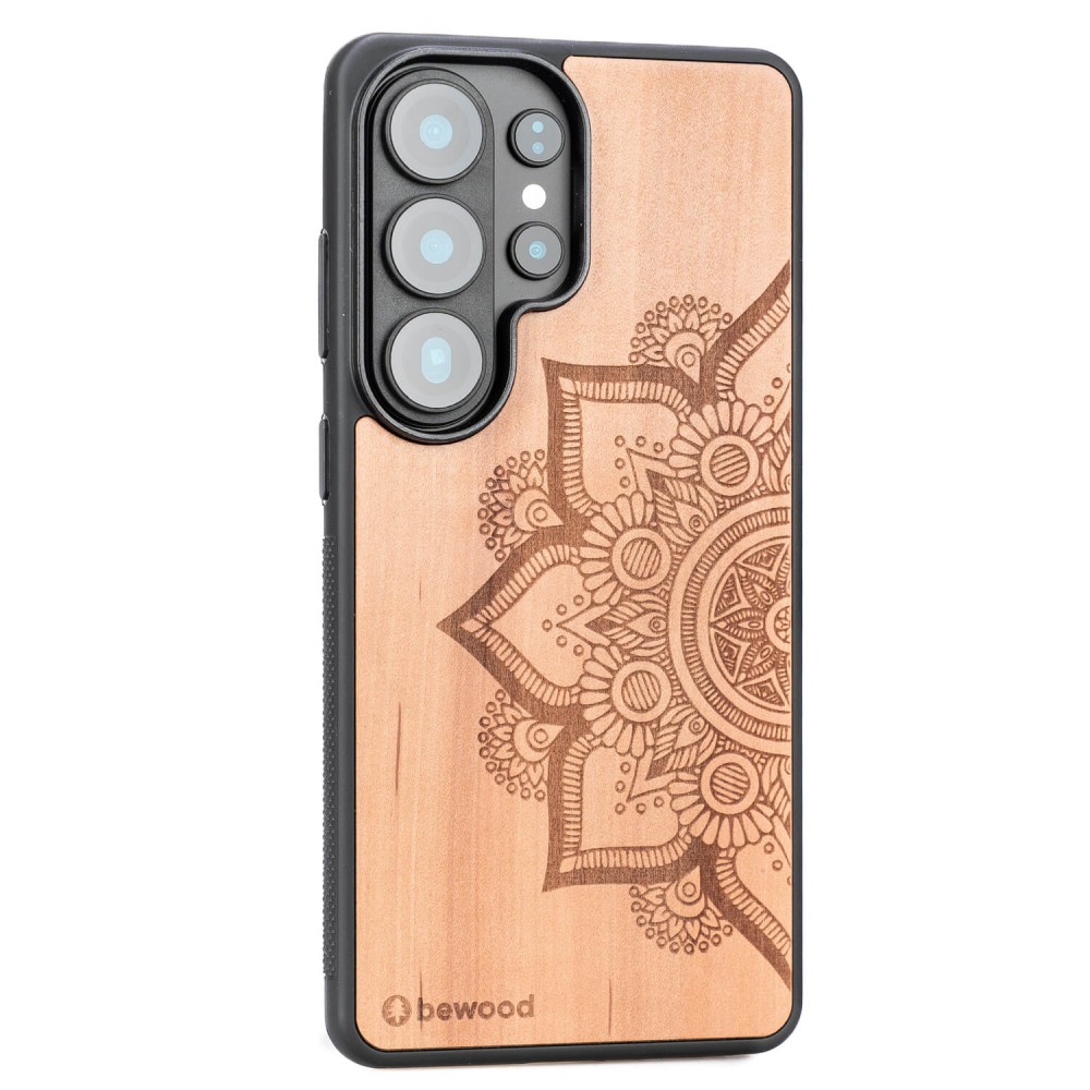Drewniane Etui Bewood do Samsung Galaxy S26 Ultra MANDALA JABŁOŃ (2)