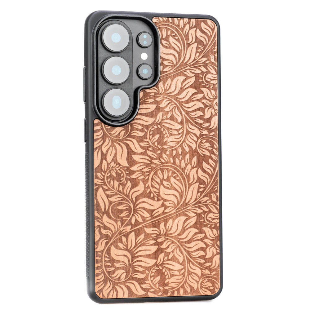 Drewniane Etui Bewood do Samsung Galaxy S26 Ultra LIŚCIE JABŁOŃ (2)