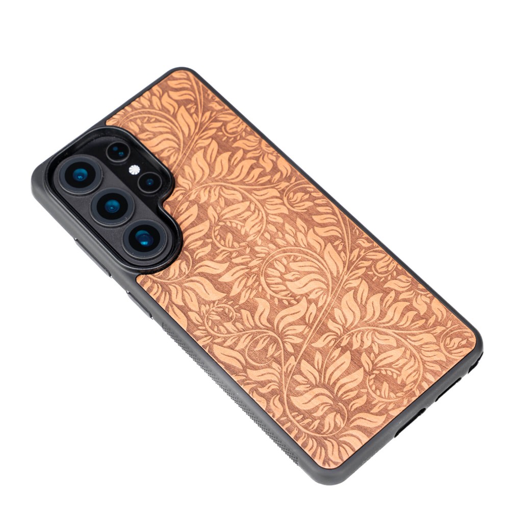 Drewniane Etui Bewood do Samsung Galaxy S26 Ultra LIŚCIE JABŁOŃ (3)