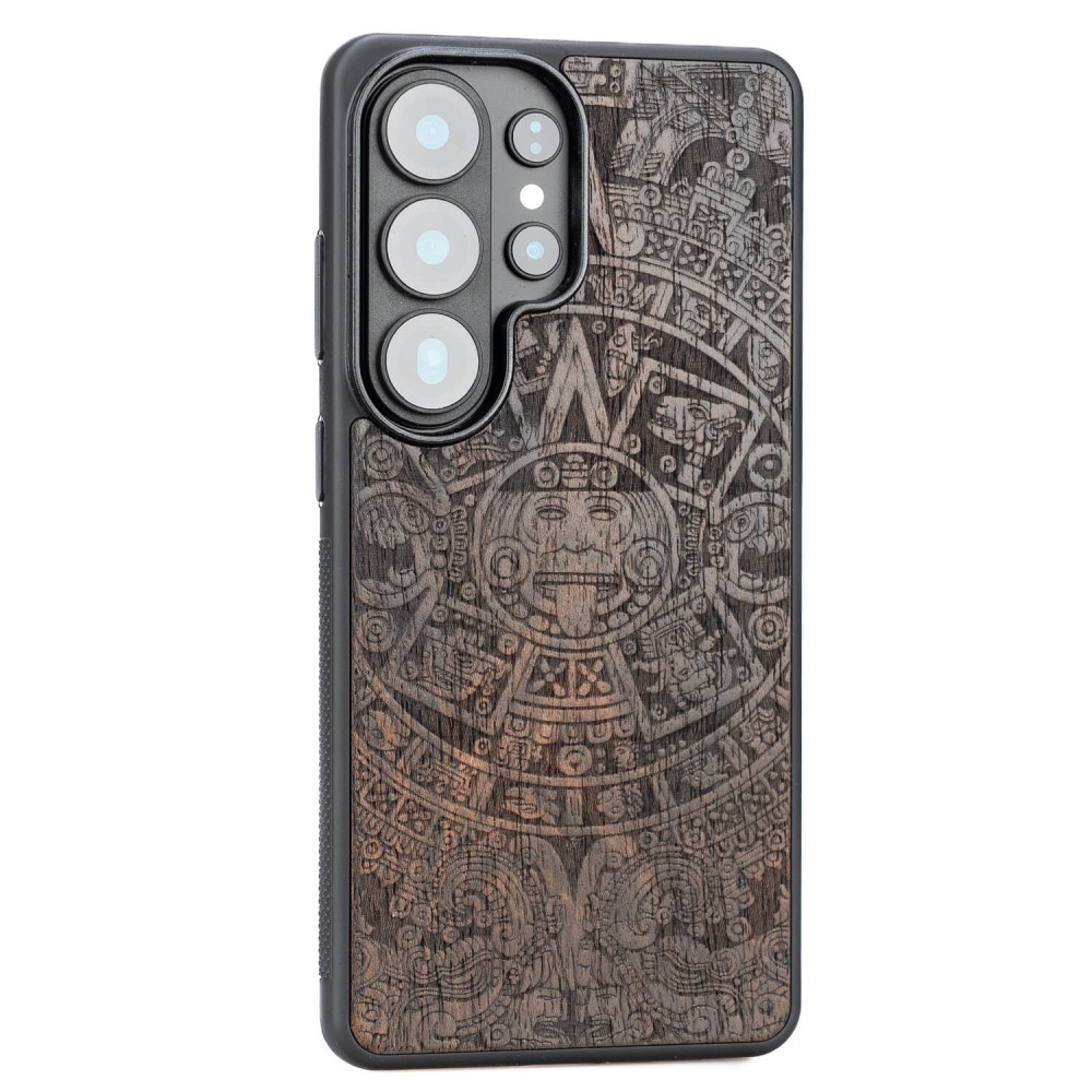Drewniane Etui Bewood do Samsung Galaxy S26 Ultra KALENDARZ AZTECKI ZIRICOTE (2)