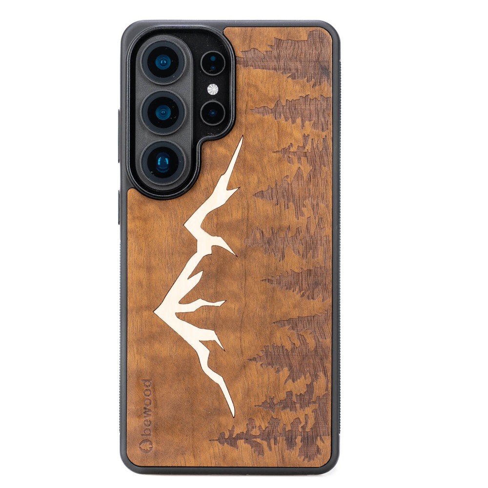 Drewniane Etui Bewood do Samsung Galaxy S26 Ultra GÓRY IMBUIA (1)