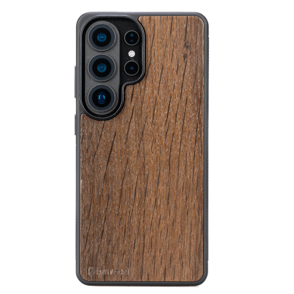 Drewniane Etui Bewood do Samsung Galaxy S26 Ultra DĄB WĘDZONY (1)