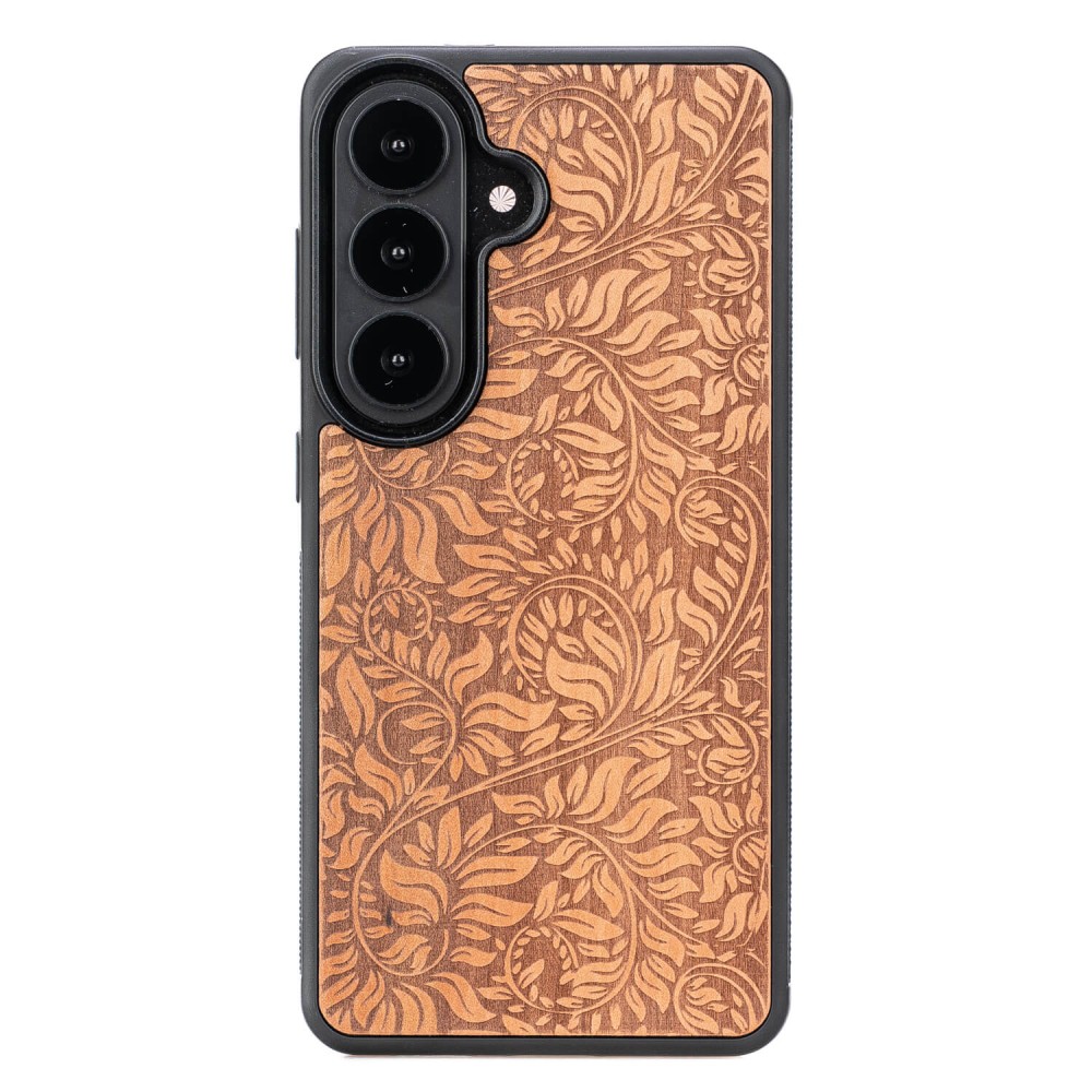 Drewniane Etui Bewood do Samsung Galaxy S26 LIŚCIE JABŁOŃ (1)