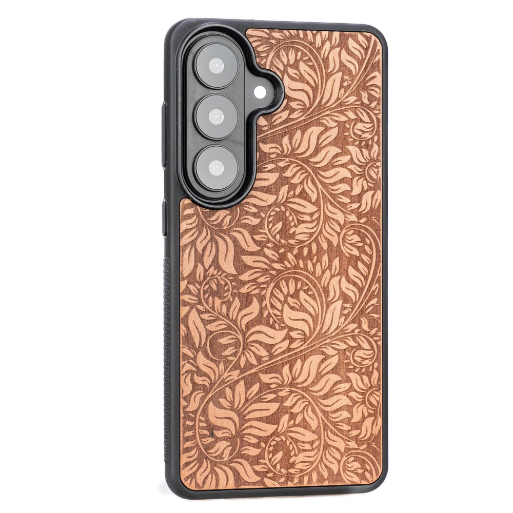 Drewniane Etui Bewood do Samsung Galaxy S26 LIŚCIE JABŁOŃ (2)