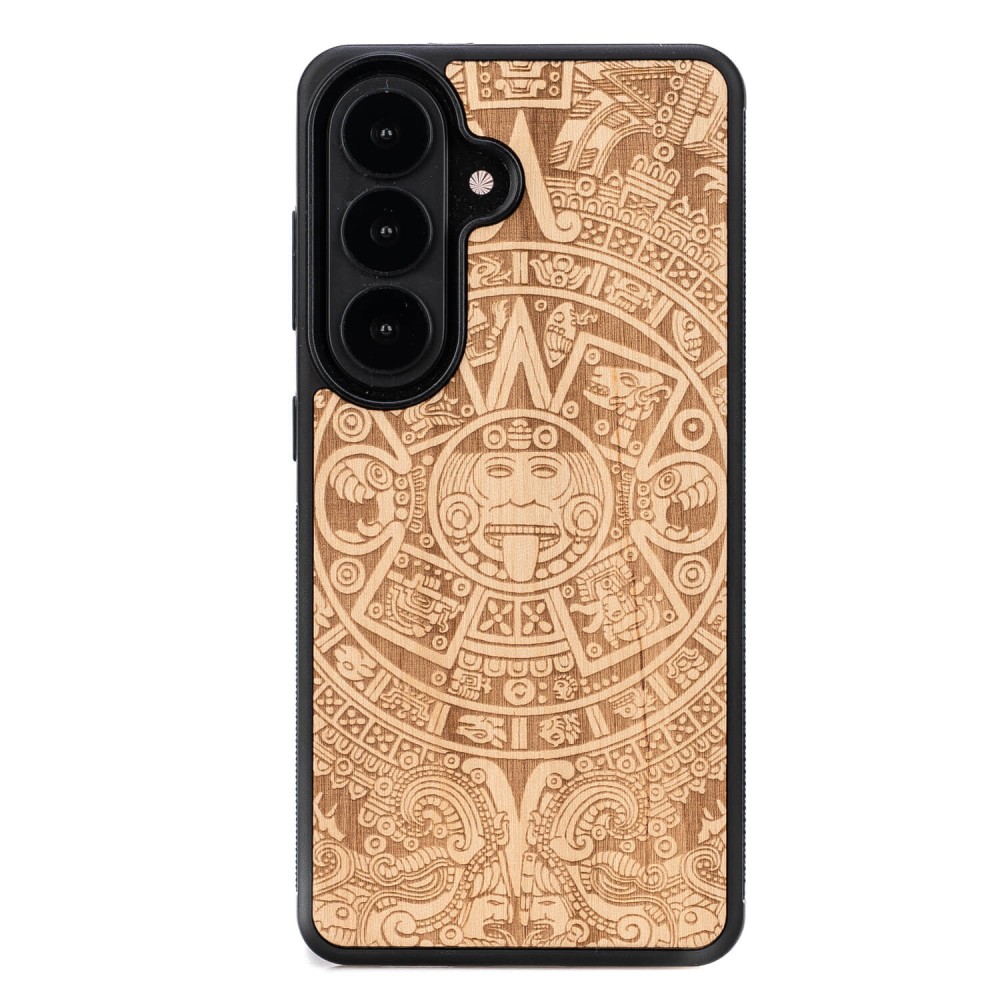 Drewniane Etui Bewood do Samsung Galaxy S26 KALENDARZ AZTECKI ANIEGRE (1)