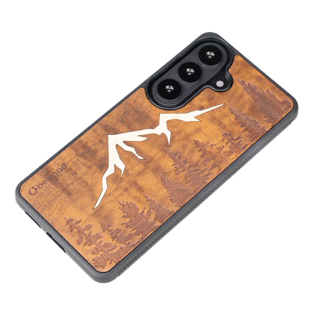 Drewniane Etui Bewood do Samsung Galaxy S26 Plus GÓRY IMBUIA (3)