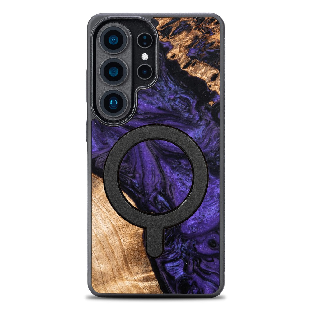 Bewood Resin Case for Samsung Galaxy S26 Ultra - Violet with MagSafe (1)