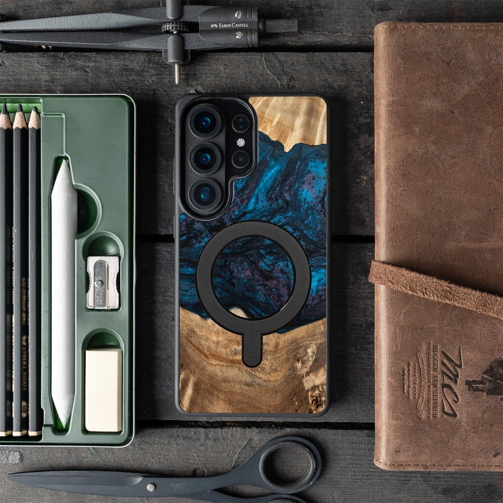 Etui Bewood Unique do Samsung Galaxy S26 Ultra - Planets - Neptun z MagSafe (3)