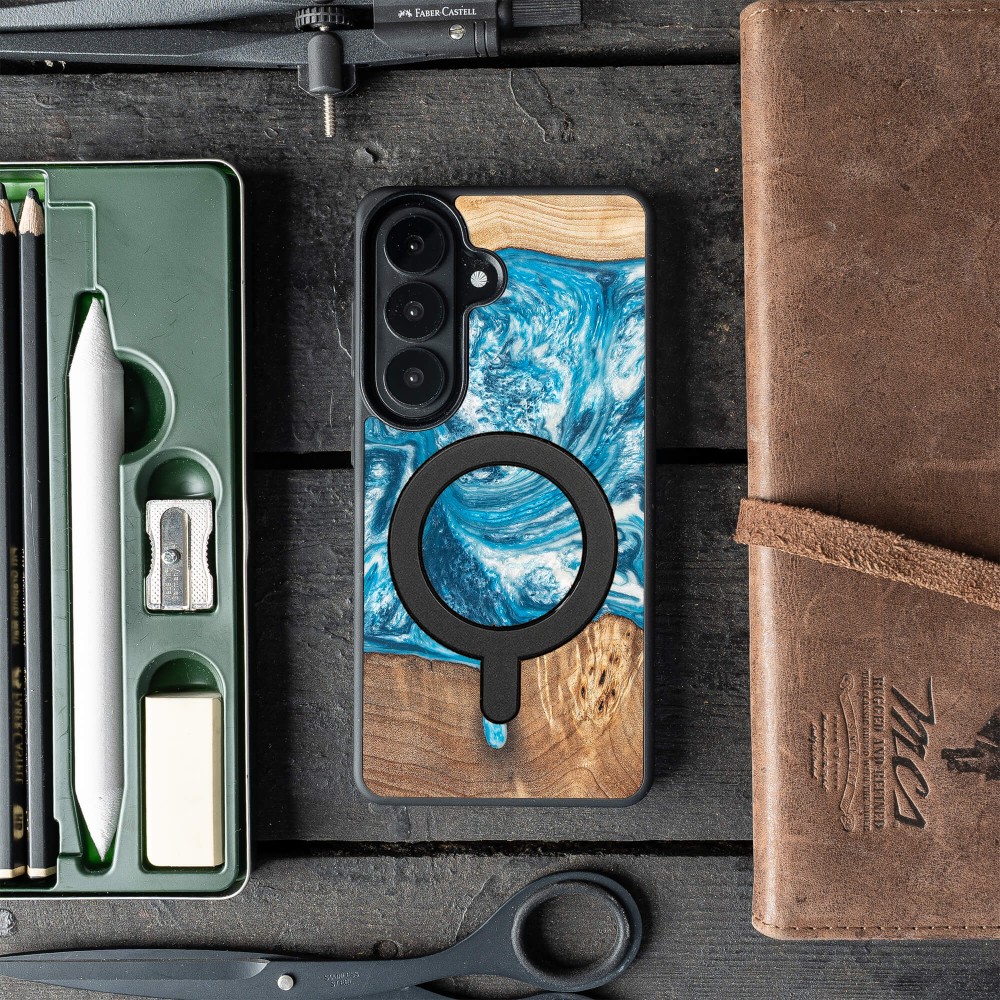 Etui Bewood Unique do Samsung Galaxy S26 - Planets - Uran z MagSafe (3)