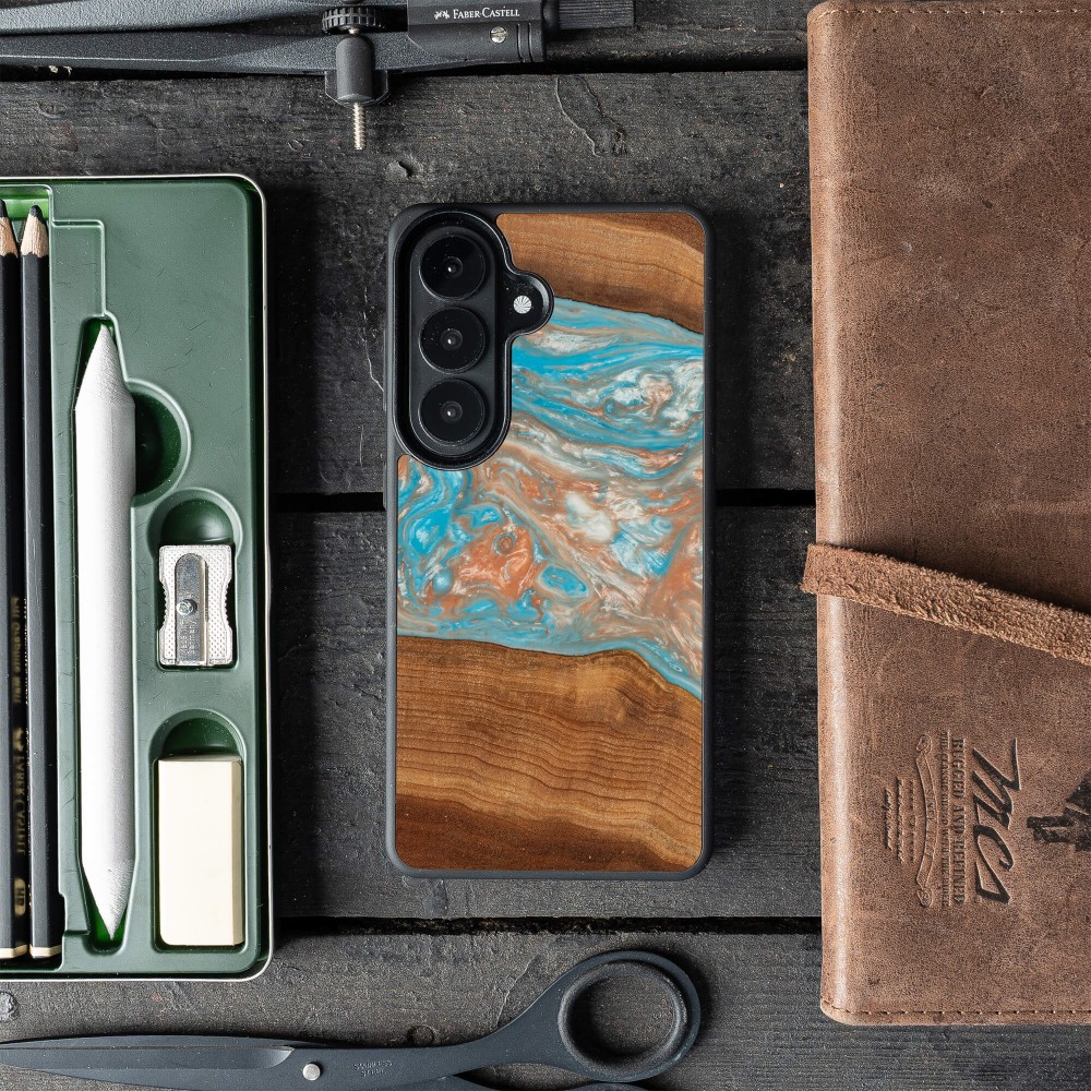 Etui Bewood Unique do Samsung Galaxy S26 Plus - Planets - Saturn (2)