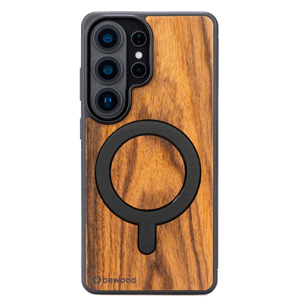 Drewniane Etui Bewood do Samsung Galaxy S26 Ultra PALISANDER SANTOS z MagSafe (1)