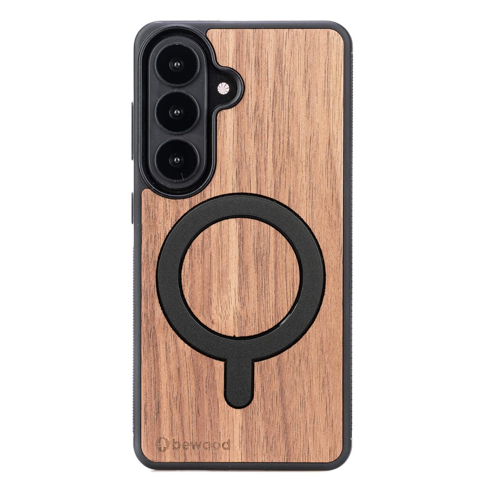 Drewniane Etui Bewood do Samsung Galaxy S26 Plus ORZECH AMERYKAŃSKI z MagSafe (1)