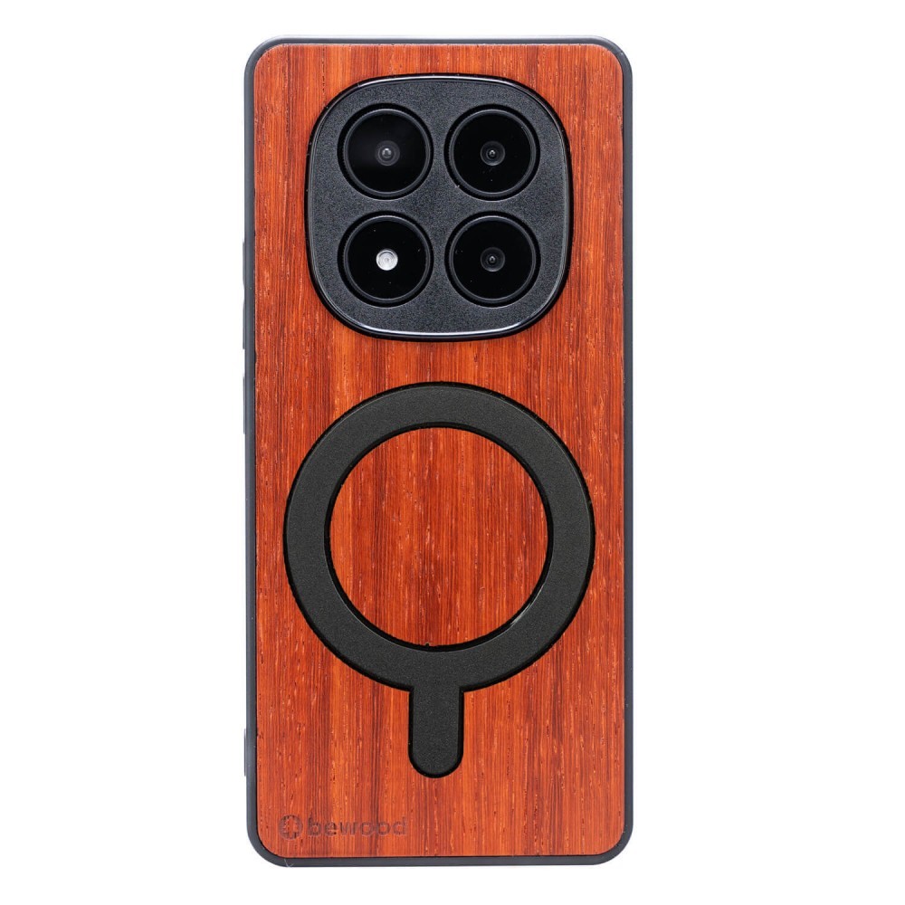 Drewniane Etui Bewood do Xiaomi Redmi Note 15 Pro 5G PADOUK z MagSafe (1)