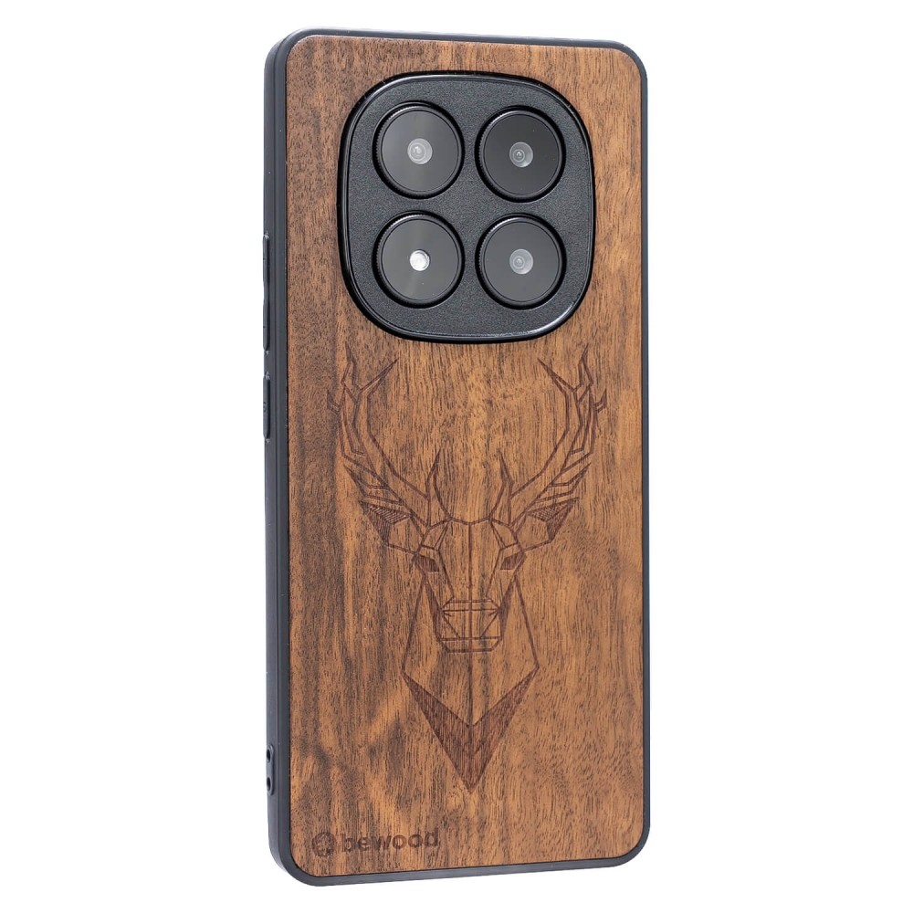 Drewniane Etui Bewood do Xiaomi Redmi Note 15 Pro 5G JELEŃ IMBUIA (2)