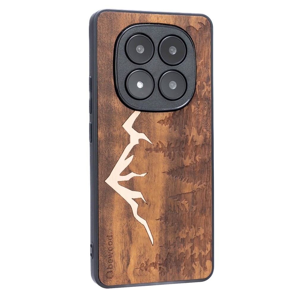 Drewniane Etui Bewood do Xiaomi Redmi Note 15 Pro 5G GÓRY IMBUIA (2)