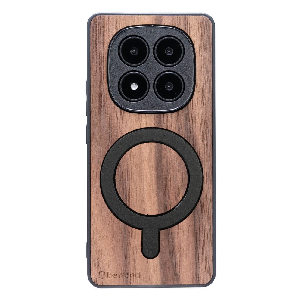 Drewniane Etui Bewood do Xiaomi Redmi Note 15 5G ORZECH AMERYKAŃSKI z MagSafe (1)