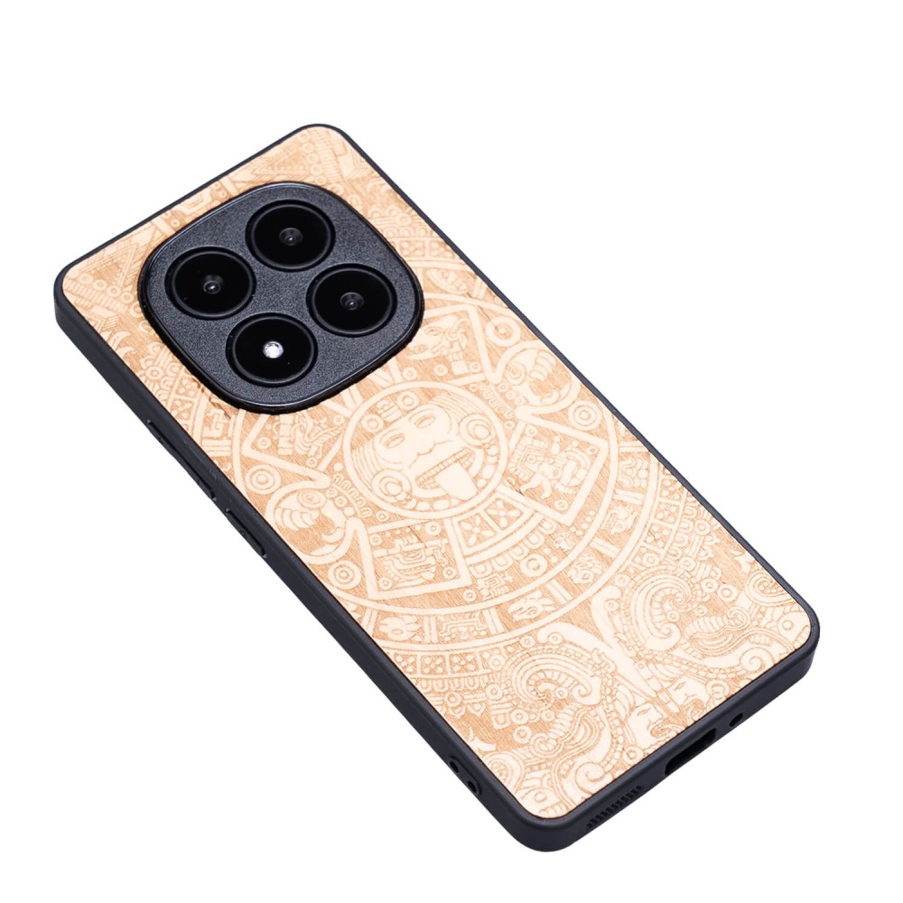 Drewniane Etui Bewood do Xiaomi Redmi Note 15 5G KALENDARZ AZTECKI ANIEGRE (3)