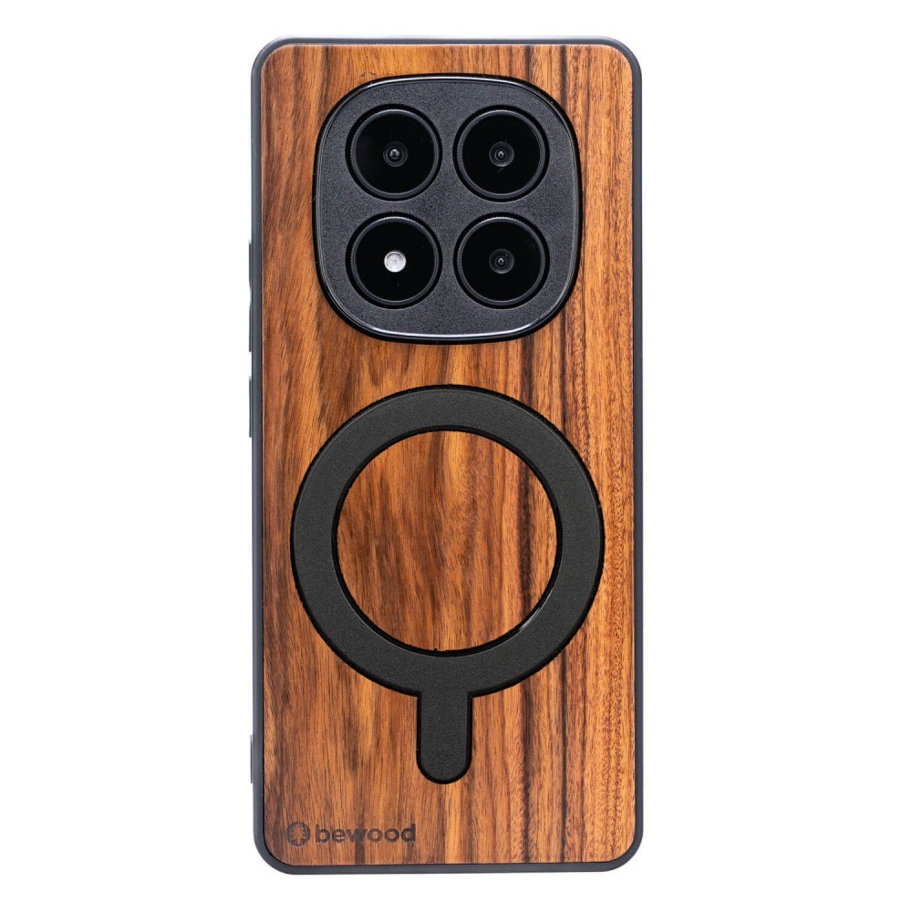 Drewniane Etui Bewood do Xiaomi Redmi Note 15 Pro Plus 5G PALISANDER SANTOS z MagSafe (1)