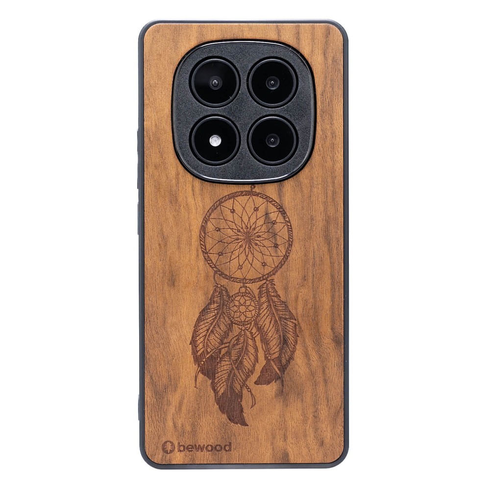 Drewniane Etui Bewood do Xiaomi Redmi Note 15 Pro Plus 5G ŁAPACZ SNÓW IMBUIA (1)