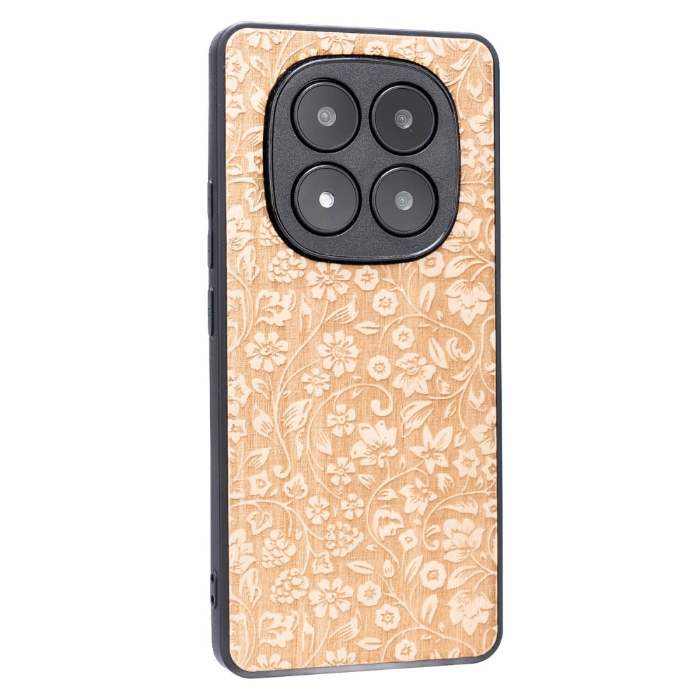 Drewniane Etui Bewood do Xiaomi Redmi Note 15 Pro Plus 5G KWIATY POLNE ANIEGRE (2)