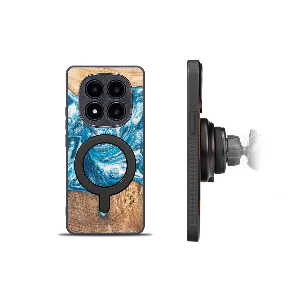 Etui Bewood Unique do Xiaomi Redmi Note 15 Pro 5G - Planets - Uran z MagSafe (2)