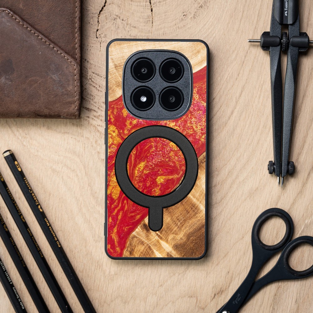 Etui Bewood Unique do Xiaomi Redmi Note 15 Pro 5G - Neons - Paris z MagSafe (3)