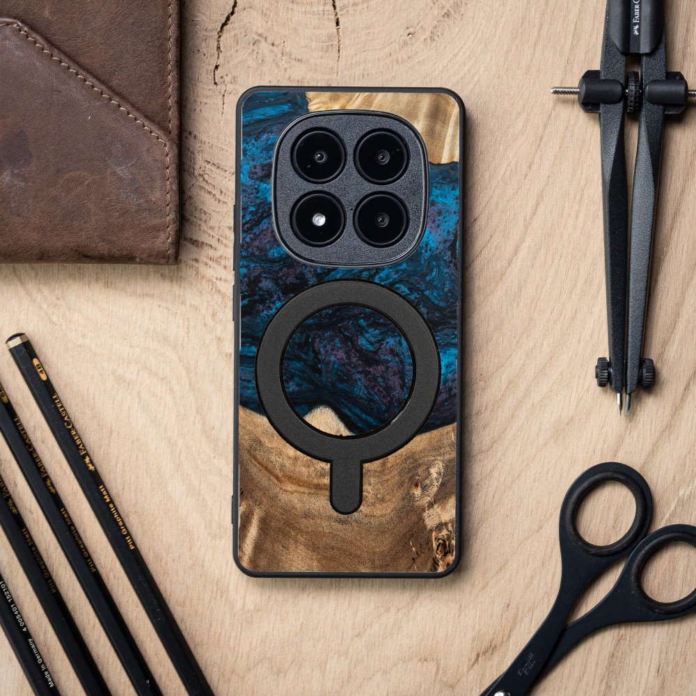 Etui Bewood Unique do Xiaomi Redmi Note 15 5G - Planets - Neptun z MagSafe (3)