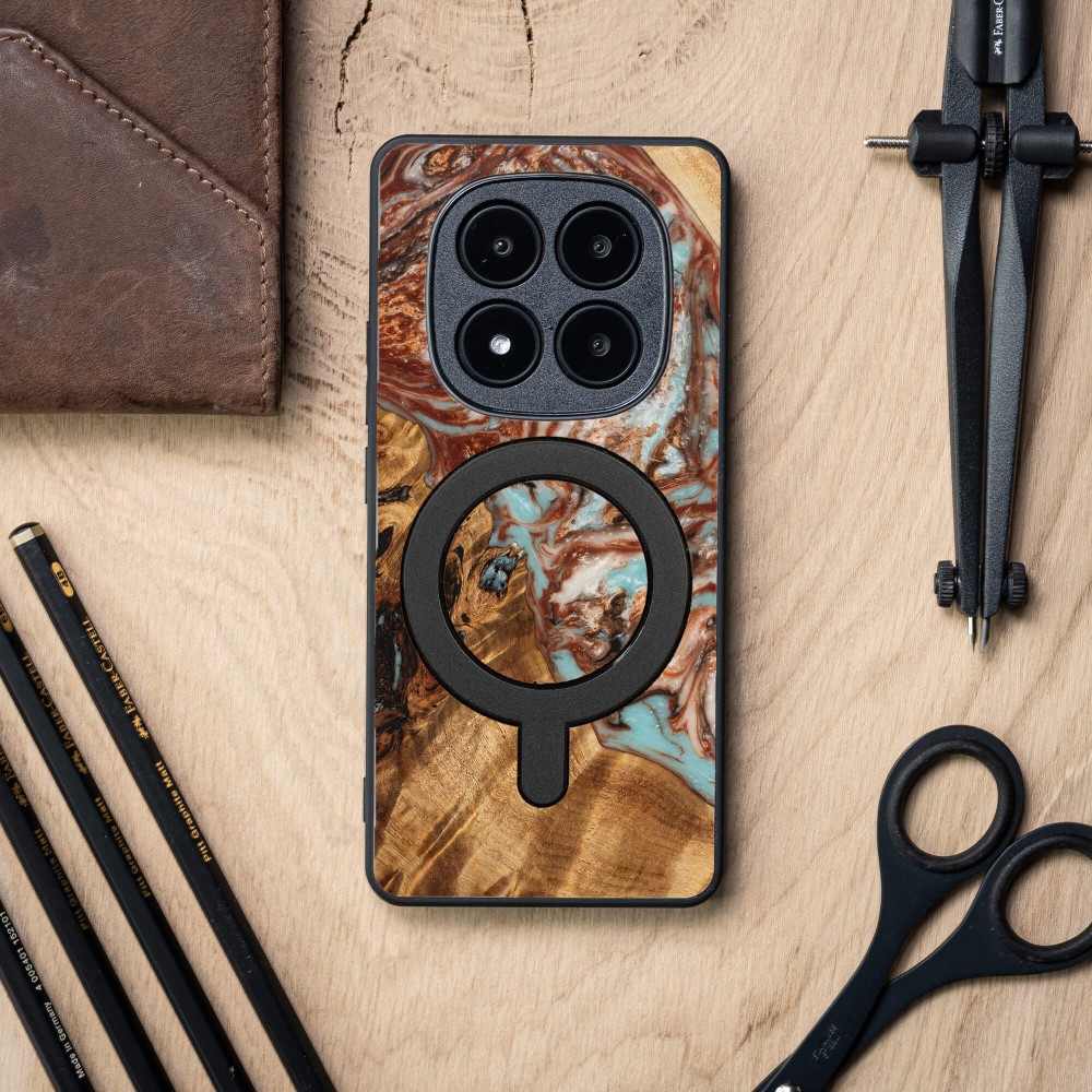 Etui Bewood Unique do Xiaomi Redmi Note 15 5G - Planets - Jowisz z MagSafe (3)