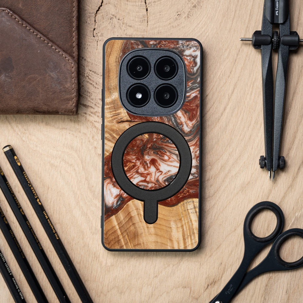 Etui Bewood Unique do Xiaomi Redmi Note 15 Pro Plus 5G - Planets - Wenus z MagSafe (3)