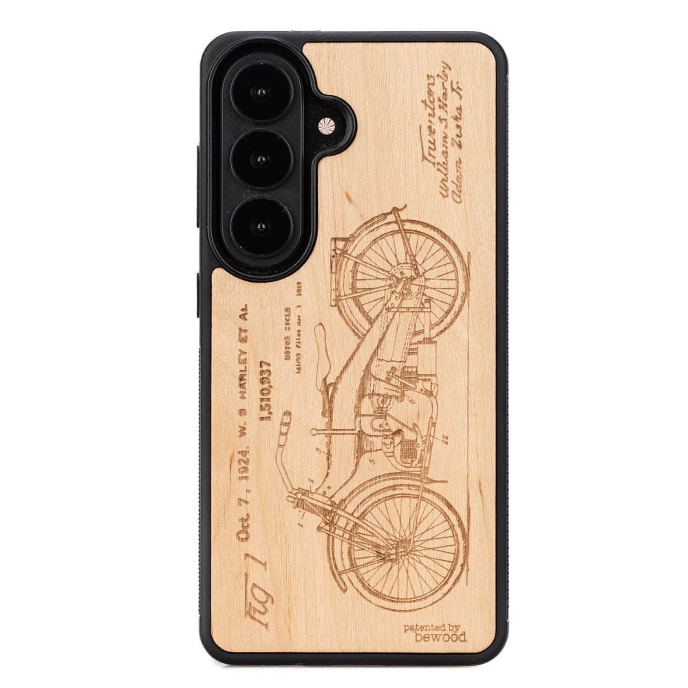 Drewniane Etui Bewood do Samsung Galaxy A57 5G HARLEY PATENT ANIEGRE (1)