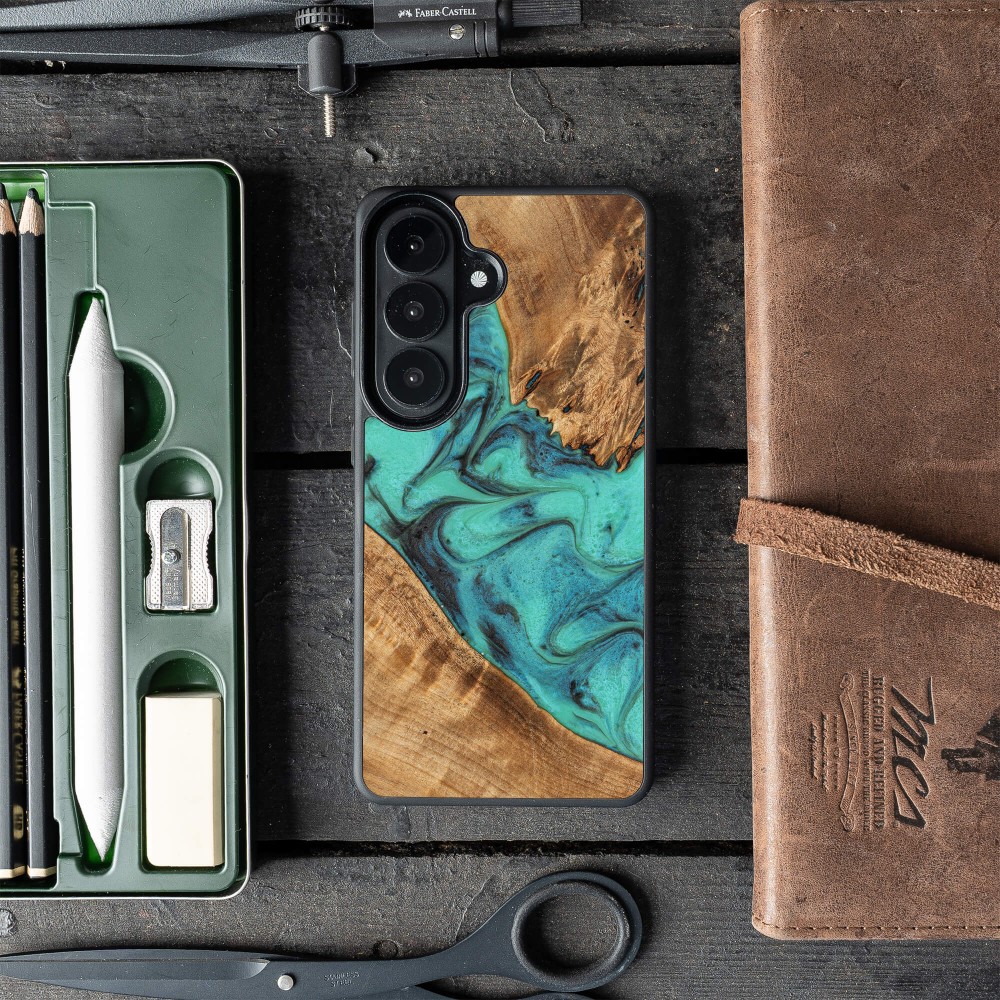 Etui Bewood Unique do Samsung Galaxy A57 5G - Turquoise (2)